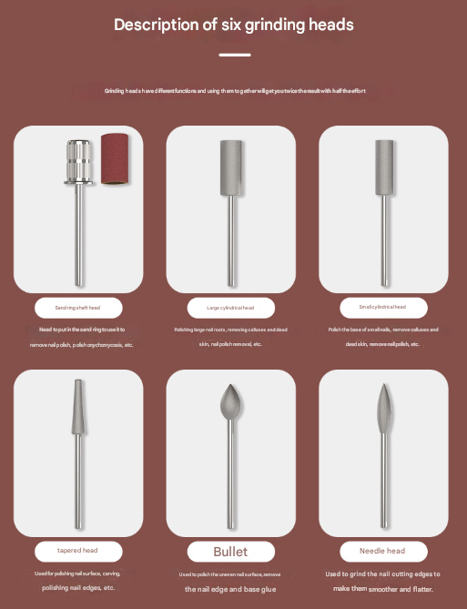 Purple Professional Rechargeable Nail Drill Machine - 45000RPM Portable E-File Kit for Acrylic, Gel, Polishing & Manicure