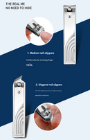 Dark Blue Mini Suitcase Manicure Set - 8-Piece Portable Grooming & Nail Care Travel Kit-5