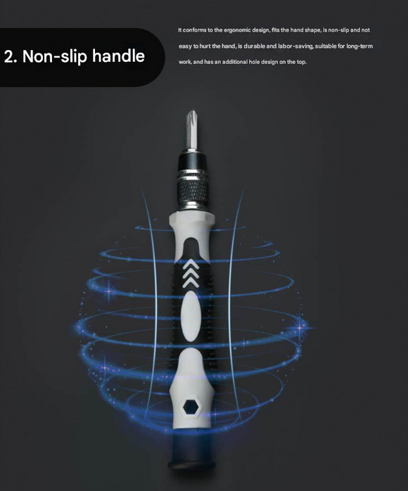 Red and Black Professional 115-in-1 Precision Screwdriver Set - Magnetic Repair Tool Kit for PC, Laptop, Phone & Electronics