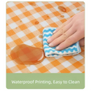 Yellow Lightweight Thickened Picnic Mat – Waterproof Outdoor Camping Ground Sheet for Hiking, Parks and Picnics(1.5*2M）-3