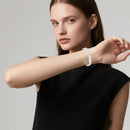 3-Pack 13cm Clover Magnetic Bracelet Set – Rose Gold/Gold/Silver Tone,Crystal Inlay for Women-6