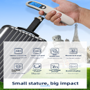 Black Portable Digital Luggage Scale 50kg High Precision Hanging Weigher with Backlit LCD Stainless Steel for Travel Home and Postal Use-4