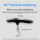 Black Portable Digital Luggage Scale 50kg High Precision Hanging Weigher with Backlit LCD Stainless Steel for Travel Home and Postal Use-6