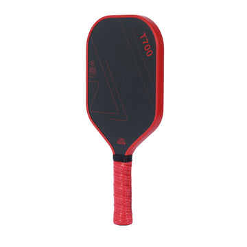 Red and Black T700 Carbon Fiber Pickleball Paddle Set - 16mm Textured Matte Finish with Oxford Carry Bag & PE Balls - 0
