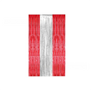 5-piece Red Laser Tinsel Foil Fringe Curtain - 1*1m Metallic Party Streamer Backdrop for Birthday, Wedding, Christmas, New Year & Event Decoration - Shimmering Photo Booth & Doorway Prop-4