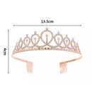 2-piece Golden and Silvery Birthday Girl Tiara and Sash Set - Elegant Rhinestone Alloy Crown with , Glitter "BIRTHDAY GIRL" Sash & Safety Pin - Perfect Princess Party Accessory for Women and Girls-4