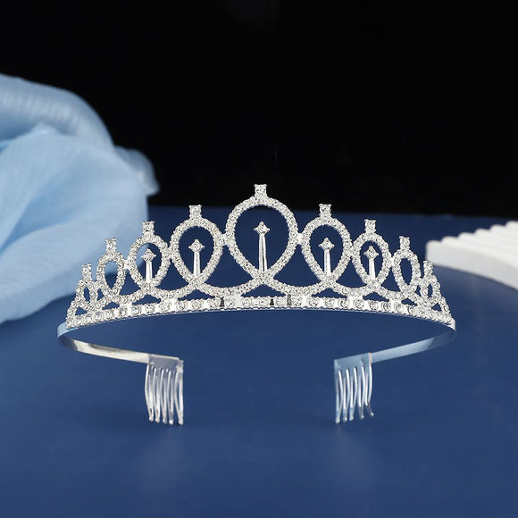 2-piece Silvery Birthday Girl Tiara and Sash Set - Elegant Rhinestone Alloy Crown with , Glitter "BIRTHDAY GIRL" Sash & Safety Pin - Perfect Princess Party Accessory for Women and Girls