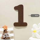 Felt Birthday Banner Set with Interchangeable Numbers 0-9 Pom Pom Garland Pennant Flags Happy Birthday Decoration-5