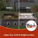 10-Piece BBQ Grill Cleaning Kit - Grill Scraper, 3 Cleaning Blocks & 4 Nylon Scouring Pads and 2 Ergonomic Handles for Flat Top Grills, Griddles and Outdoor Cooking Surfaces-5