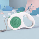 Green  5M Automatic Retractable Dog Leash –Extendable Pet Lead with One-Button Brake Lock, Tangle-Free 360° Nylon Strap, Durable ABS Housing for Dogs and Puppies-1