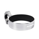 Silver Aluminium Alloy Bicycle Cup Holder - Adjustable Handlebar Mount for Coffee Bottles, Universal Drink Rack for E-Bikes Motorcycles Road Bikes-1