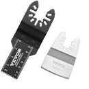 VEVOR 30PCS Multi Tool Blades Kits, Universal Quick Release Oscillating Saw Blades, 8 Types Wood Metal Plastic Oscillating Tool Blades, Fit Dewalt Bosch Milwaukee Hitachi Chicago Craftsman-9