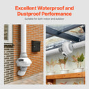 VEVOR 4" to 4.5" Radon Mitigation Fan System Quiet 380CFM Inline Duct Waterproof-4