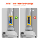 VEVOR 6" to 4.5" Radon Mitigation Fan System Kit Quiet 380 CFM Inline Duct Fan-6