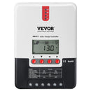 VEVOR 20A MPPT Solar Charge Controller, Auto DC Input, Solar Panel Regulator Charger with LCD Display Temperature Sensor Cable, for Sealed(AGM), Gel, Flooded and Lithium Battery Charging-1
