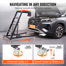 Automotive Topside Creeper, with Adjustable Height 48" to 76", 181.44KGS Capacity High Creeper, 4 Swivel Caster Wheels, Heavy Duty Foldable Creeper for Auto Repair and Maintenance-5