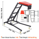 Automotive Topside Creeper, with Adjustable Height 48" to 76", 181.44KGS Capacity High Creeper, 4 Swivel Caster Wheels, Heavy Duty Foldable Creeper for Auto Repair and Maintenance-7