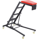 Automotive Topside Creeper, with Adjustable Height 48" to 76", 181.44KGS Capacity High Creeper, 4 Swivel Caster Wheels, Heavy Duty Foldable Creeper for Auto Repair and Maintenance-11