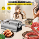 VEVOR Manual Sausage Stuffer, 3 L / 7 LBS Horizontal Sausage Machine, Dual-Speed Meat Stuffer, Made of Food-Grade 304 Stainless Steel, Includes 5 Stuffing Tubes, for Home Kitchen Restaurant Commercial-2