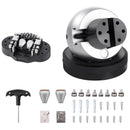 Engraving Block 5 inch Ball Vise Setting Jewelry Ball Vise Engraving with 34PCS Attachment and Rubber Base-1