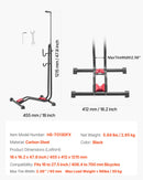 Bike Rack, Upright Bike Stand Floor for 406.4 to 700 mm Mountain & Road Bikes, Vertical & Horizontal Bicycle Stand for Secure Parking and Storage in Garage, Truck Bed, Indoor, Outdoor, Black-7