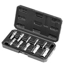 XZN Triple Square Spline Bit Socket Set 10-Piece M4-M18 Cr-V Steel Storage Case-11