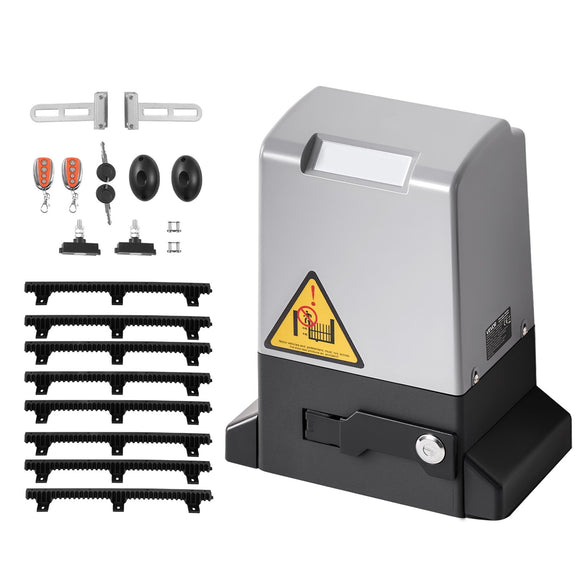 VEVOR 400W Electric Sliding Gate Opener 1000kg Chain Drive Infrared Sensor