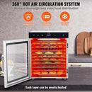 VEVOR 10 Trays Food Dehydrator Machine Stainless Steel 800W Jerky Fruit Drying-6