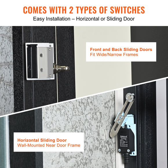 VEVOR 1.1m Commercial Indoor Air Curtain Super Power 2 Speeds 2292m_/h, UL Certified Wall Mounted Air Curtains for Doors, Indoor Over Door Fan with Heavy Duty Limit Switch, Easy-Install Unheated