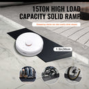 3 cm Rise Cuttable Threshold Ramp for Sweeping Robot, 90 cm Wide Natural Rubber Wheelchair Ramp, Non-Slip Solid Rubber Ramp with Double-Sided Tape for Doorways, Driveways, Bathroom, Smooth Tile-2