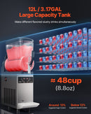 VEVOR 12L Commercial Slushy Machine Margarita Smoothie Frozen Drink Maker-2