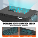 VEVOR 12U Wall Mount Network Server Cabinet, 15.5'' Deep, Server Rack Cabinet Enclosure, 200 lbs Max. Ground-mounted Load Capacity, with Locking Door Side Panels, for IT Equipment, A/V Devices-3