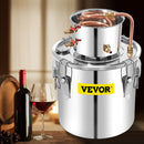 VEVOR 50L Water Alcohol Distiller Copper Moonshinestill Brewing w/ Water Pump-8