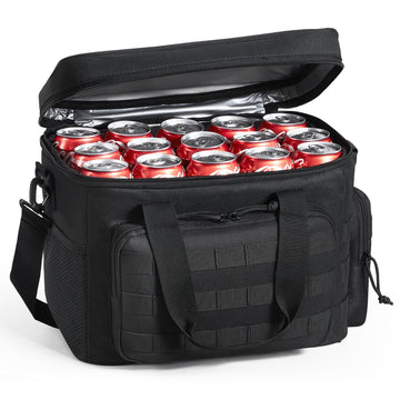 VEVOR Cooler Bag 20L Insulated Lunch Bag Molle Design & Removable Storage Bags