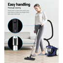 Devanti 2200W Bagless Vacuum Cleaner Blue-6