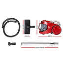 Devanti 2200W Bagless Vacuum Cleaner Red-8