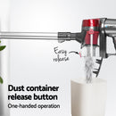 Devanti Stick Vacuum Cleaner Handheld Corded 450W Red-5