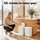 Artiss Rubbish Bin 12L 2-Pack Sensor Kitchen Automatic Motion Touchless White-6