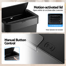 Artiss Rubbish Bin 50L Sensor Kitchen Automatic Motion Plastic Touchless Black-7
