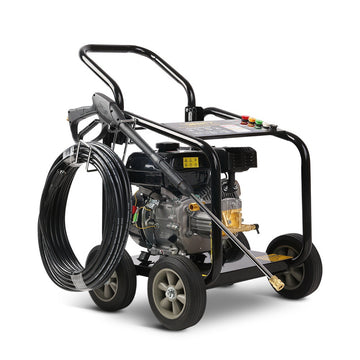 Giantz Petrol High Pressure Cleaner Washer 20M Hose Gurney - 0