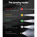 Giantz Petrol High Pressure Cleaner Washer 20M Hose Gurney-6