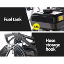 Giantz Petrol High Pressure Cleaner Washer 20M Hose Gurney-9
