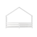 Artiss Bed Frame Wooden Kids Single House Frame White AMOS-3