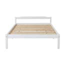 Artiss Bed Frame Double Size Wooden White LEXI-3