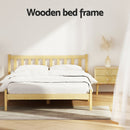 Artiss Bed Frame Double Size Wooden Oak SOFIE-5