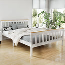 Artiss Double Full Size Wooden Bed Frame PONY Timber Mattress Base Bedroom Kids-8