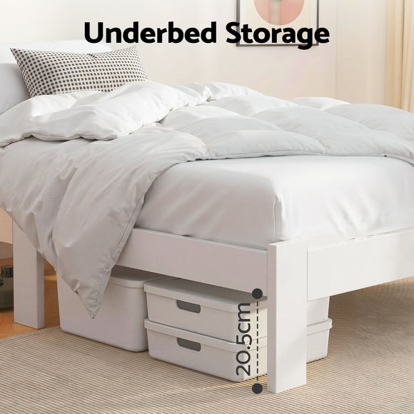 Artiss Bed Frame King Single Size Wooden Mattress Base Timber Platform JADE