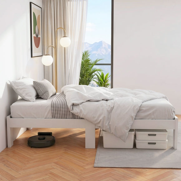 Artiss Bed Frame King Single Size Wooden Mattress Base Timber Platform JADE