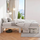 Artiss Bed Frame Single Wooden Bed Base Frame Size JADE Timber Mattress Platform-6
