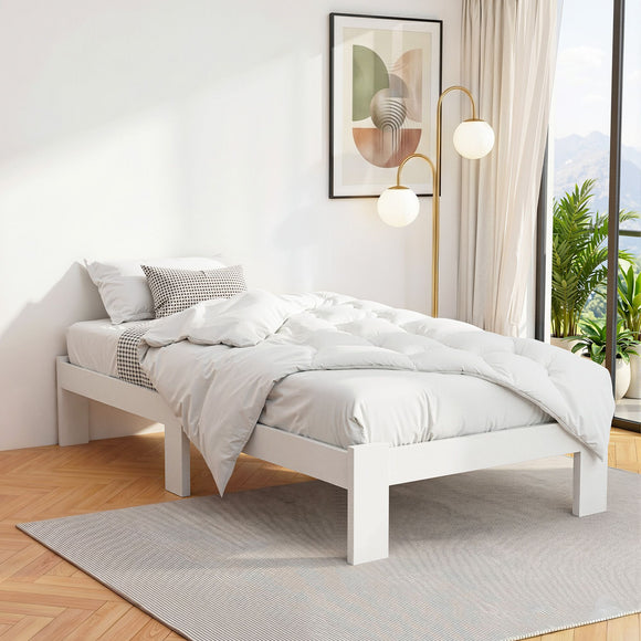 Artiss Bed Frame Single Wooden Bed Base Frame Size JADE Timber Mattress Platform